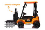 Jcb Electric Forklift For Children – 12V With Real Lifting And Driving Function - Slika 3