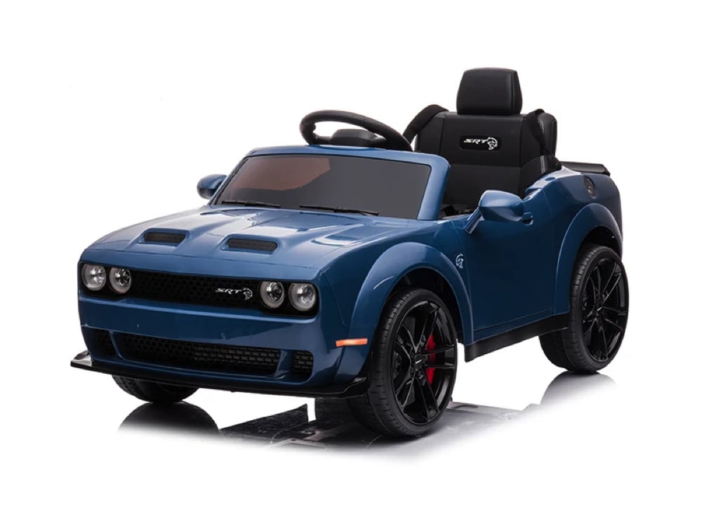 bdm0955-elektrische-kinder-accu-auto-2-volt-dodge.jpg Dodge Challenger Srt, 12 Volt Electric Children's Car, Leather Seat, Rubber Tires, Children's Battery Car! - Slika 1