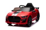 Ford Mustang Gt500, 12 Volt Electric Children's Car With Rubber Tires, Leather Seat And More!