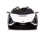 Lamborghini Sian, 24 Volt Electric Children's Car With Rubber Tires, Leather Seat And More - Slika 2