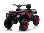 24 Volt Lithium Electric Quad, 4 Engines, Rubber Tires, Leather Seat And More!