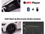 Bmw M5, Leather Seat, Rubber Tires, Children's Battery Car! - Image 7
